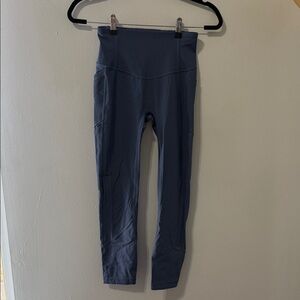 Lululemon Speed Up Cropped Leggings Blue Size 4